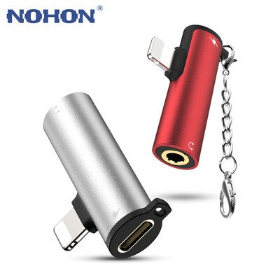 For Lightning to 3.5mm Jack Headphone Audio Adapter For iPho