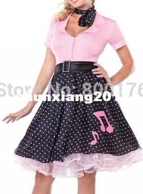 Gorgeous 50's Poodle Rockabilly Retro Swing Gr