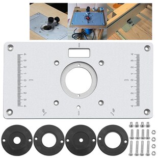 Aluminum alloy Router Table Insert Plate Woodworking Trimmin