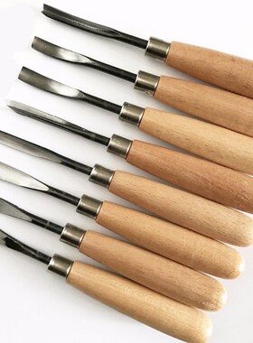 The Best Price 8Pcs  Dry hand Wood Carving Tools Chip Detail