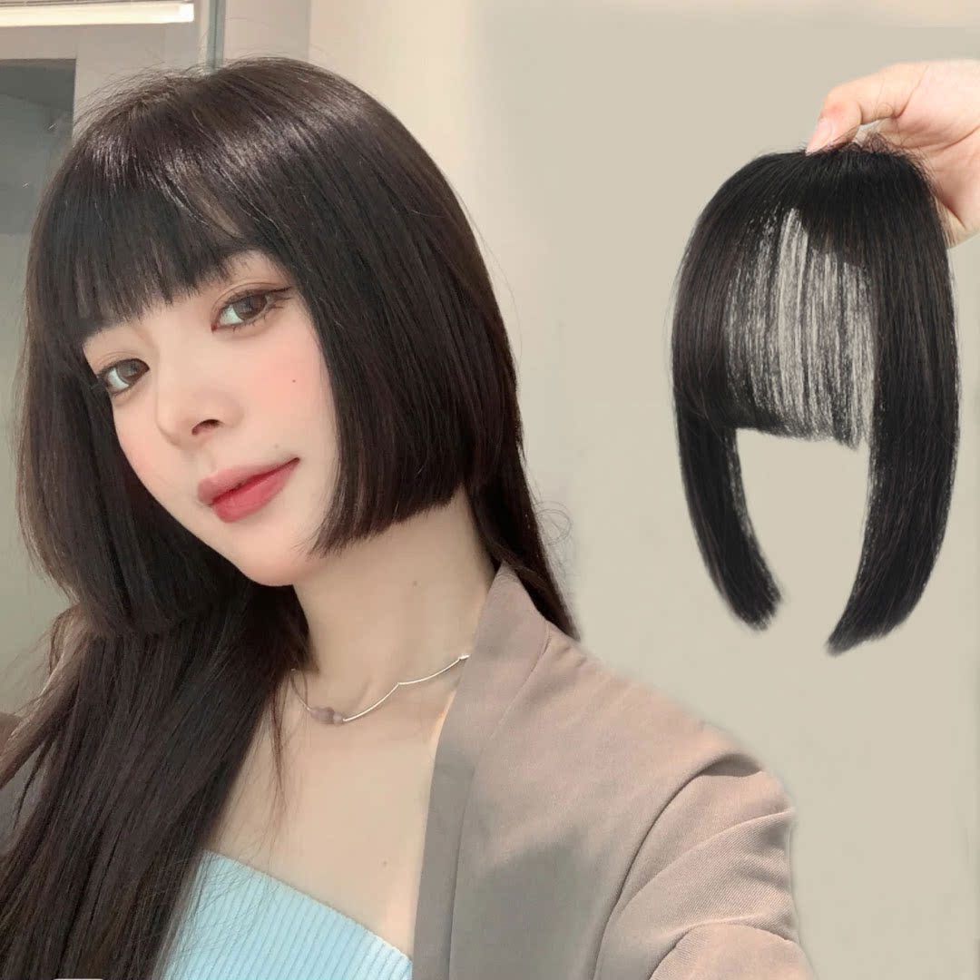 公主切假发片刘海假发女图片