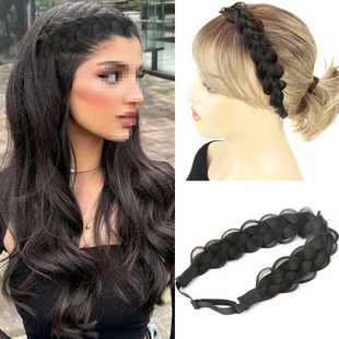 daily 发箍假发发髻Hair wear Fashion bun band wig