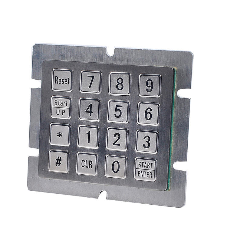 不锈钢4x4矩阵加油机工业键盘