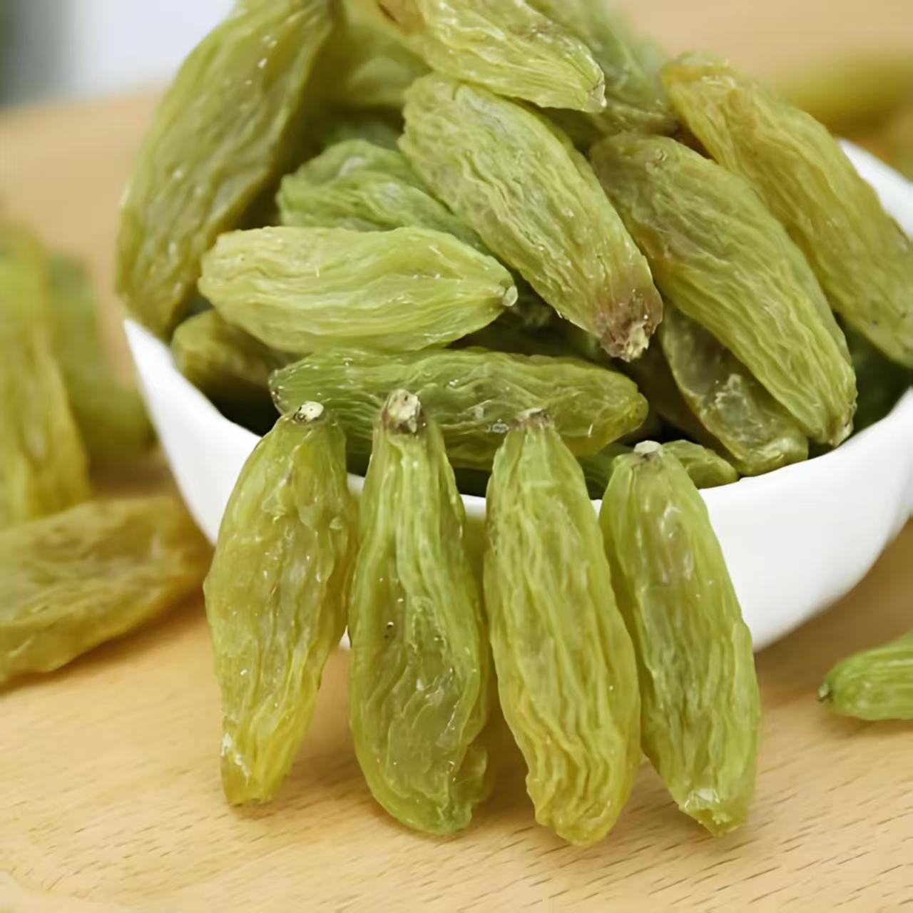 绿香妃吐鲁番无籽新货免洗葡萄干