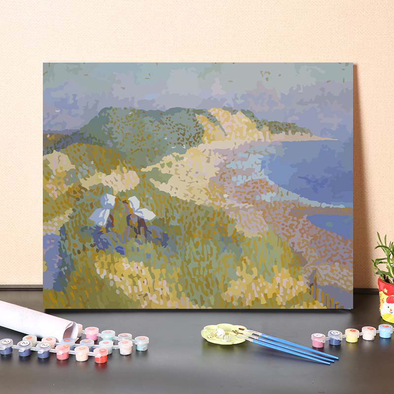 数字油画diy填充画家图洛普经典名画人物静物风景画客厅卧室挂画