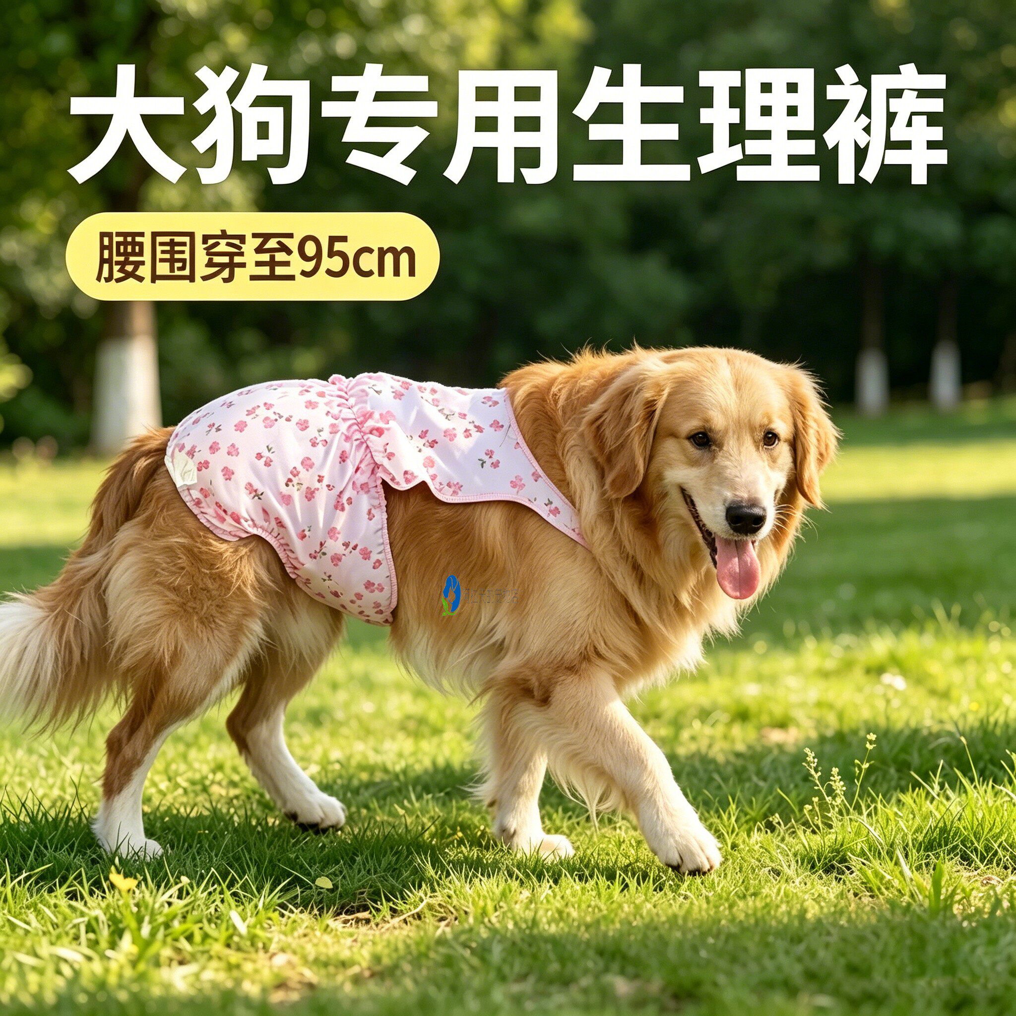 金毛专用狗狗生理裤姨妈裤母狗专用狗防骑裤防交配裤月经内裤发情