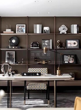 悠然家乐器主题组合烛台音乐现代唱片黑胶摆件耳机书房样板间