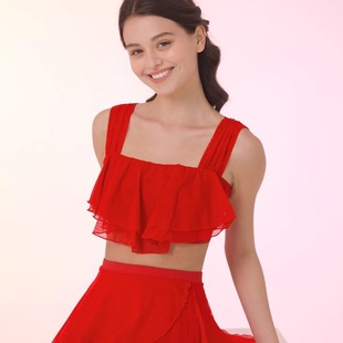 钢管舞服装内衣女polewear网纱美背文胸吊带专业防走光短裤套装