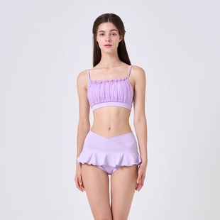 糖果色网纱polewear套装钢管舞服短裤美背专业防走光运动背心上衣