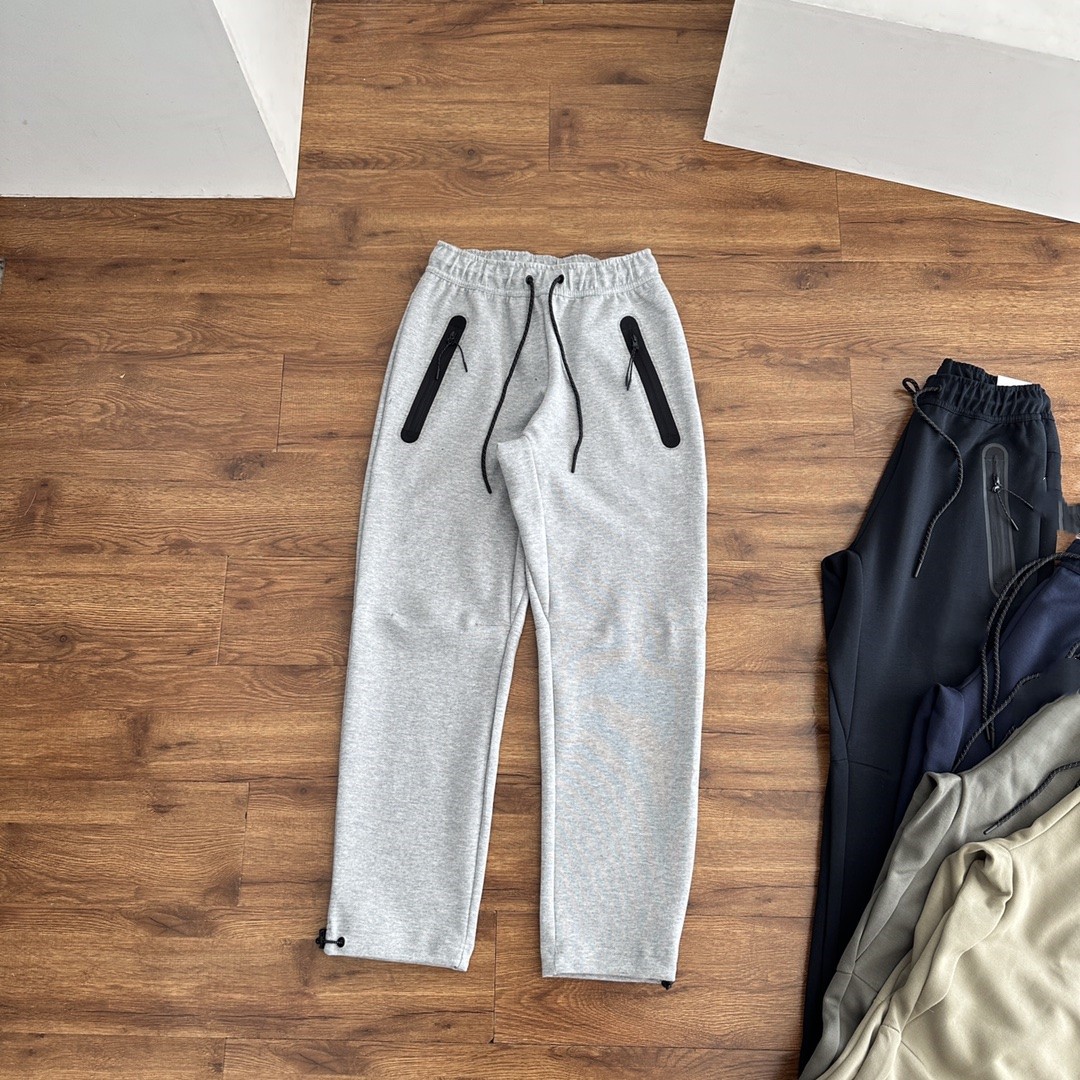 thumbnail for Spring and Autumn 2024 New Men's Athleisure Knitted Loose Trousers Elastic Mouth Sweatpants Printed Pants