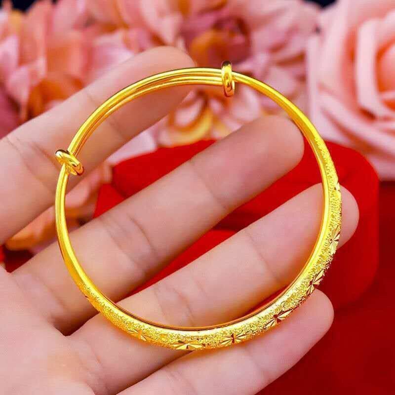 越南沙金手镯女久不掉色链