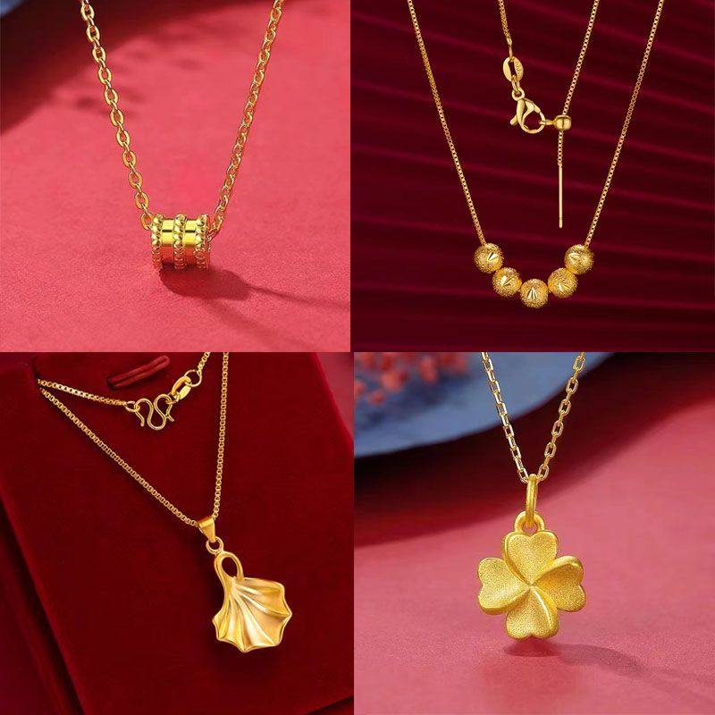 正品越南沙金项链女久不掉