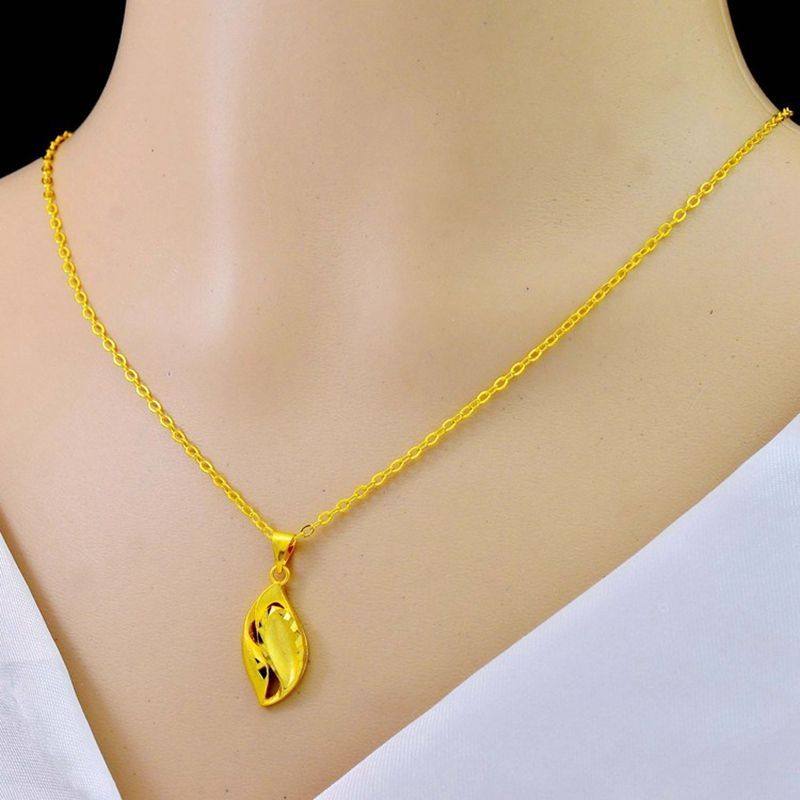 越南沙金项链女仿真黄色吊