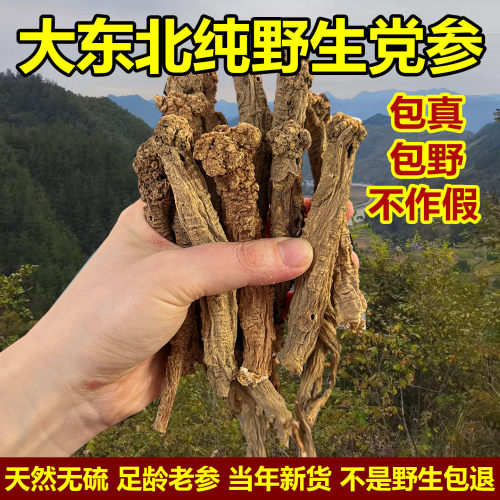 东北正宗野生党参整根党参中药材
