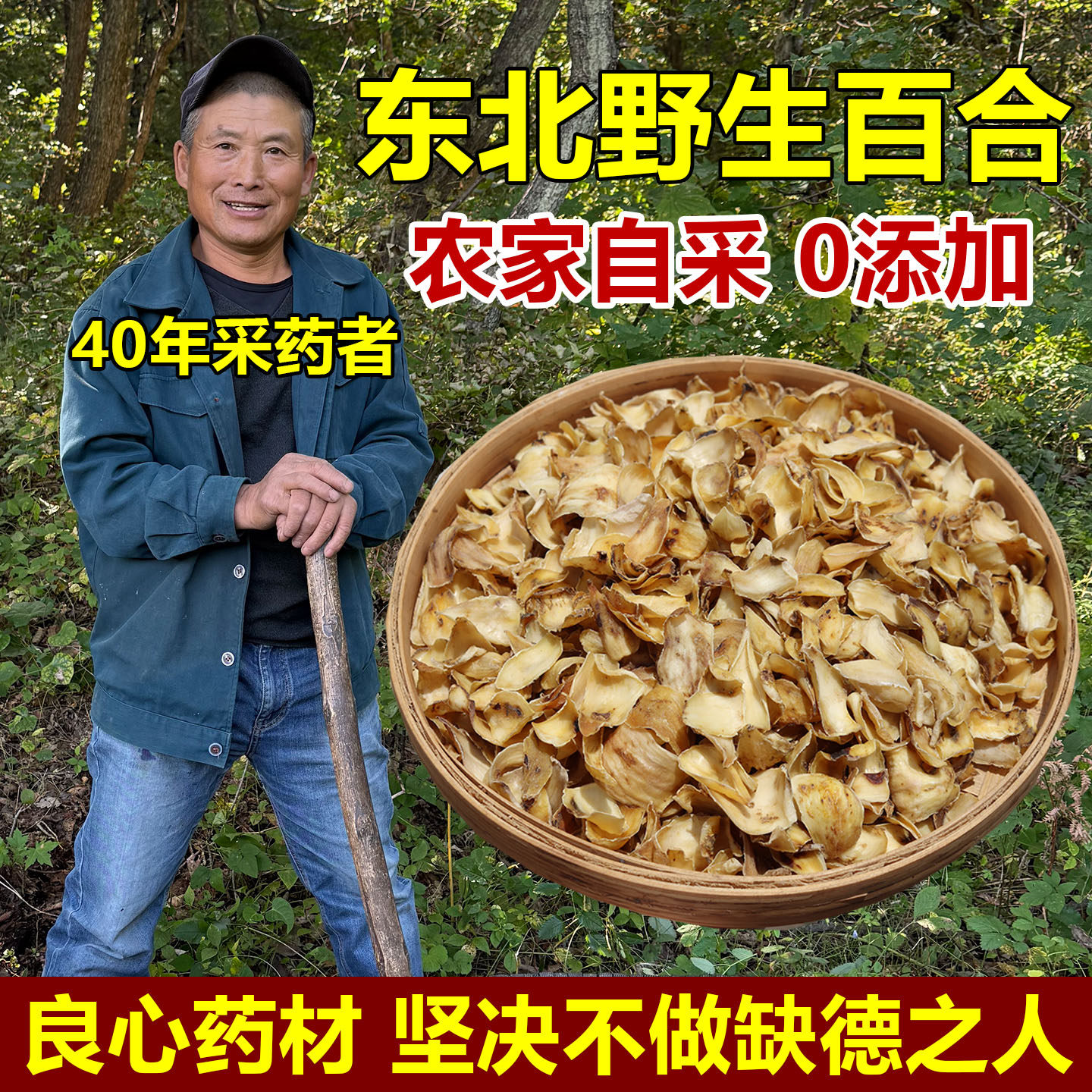 野生百合中药材深山采挖无硫新货