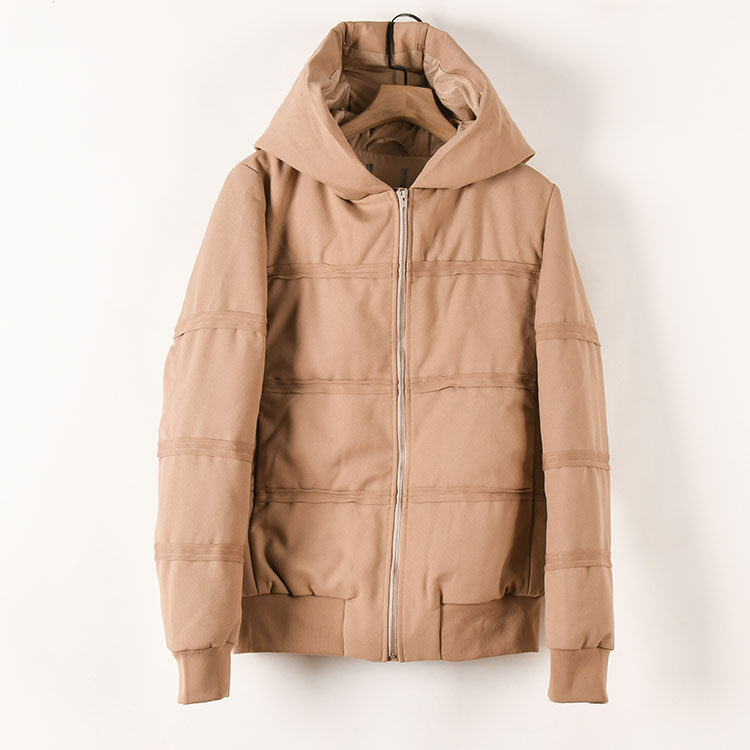 女装品牌折扣特价正品时尚连衣连帽短款白鸭绒羽绒服秋冬外套
