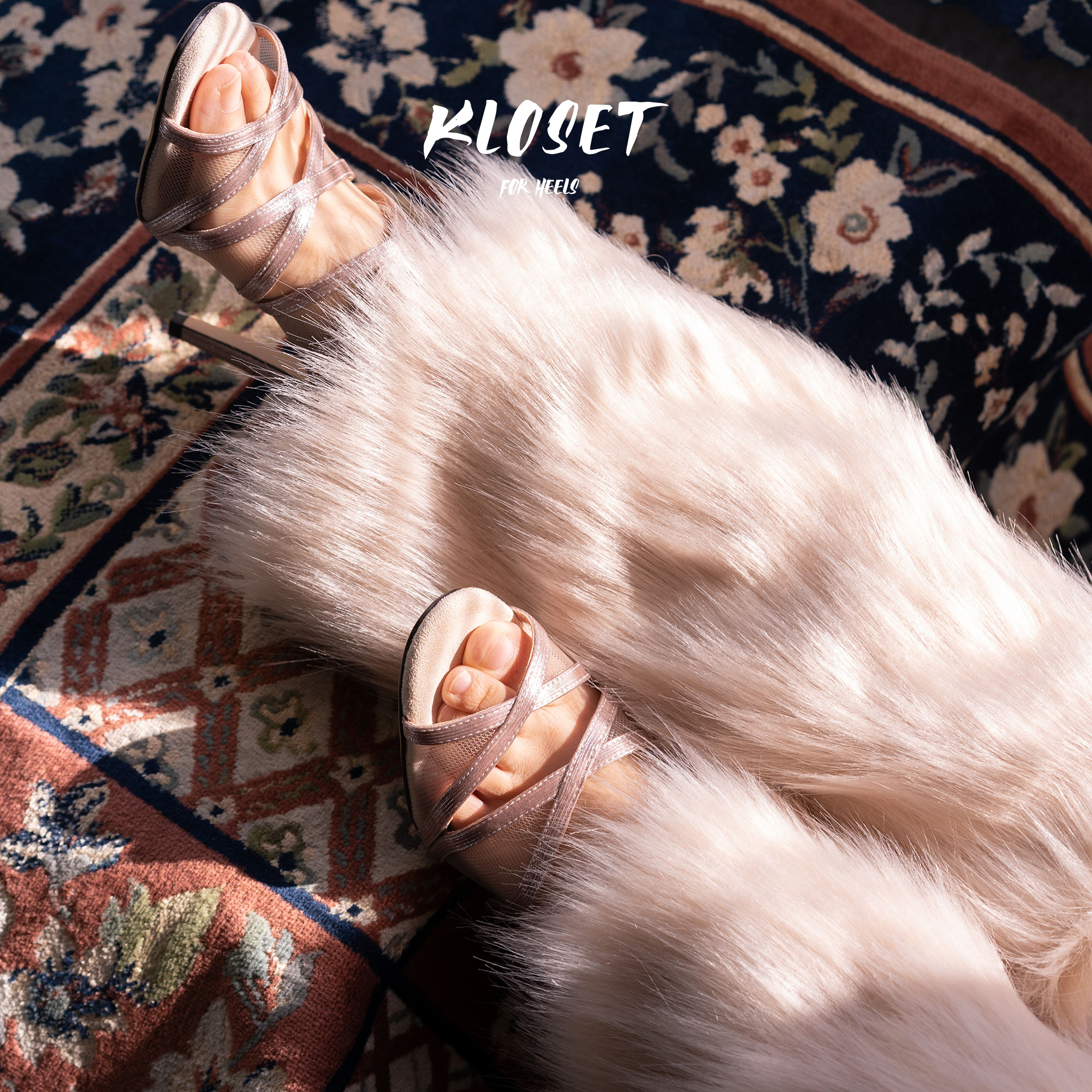 Heels靴套毛毛腿套y2k狐狸毛保暖小腿套jk袜套长毛仿毛绒高跟鞋套