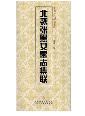 北魏张黑女墓志集联中国历代碑帖集联附简体旁注魏碑楷书毛笔字帖集联书法创作初学楷书临摹范本刘运峰编天津人民美术出版