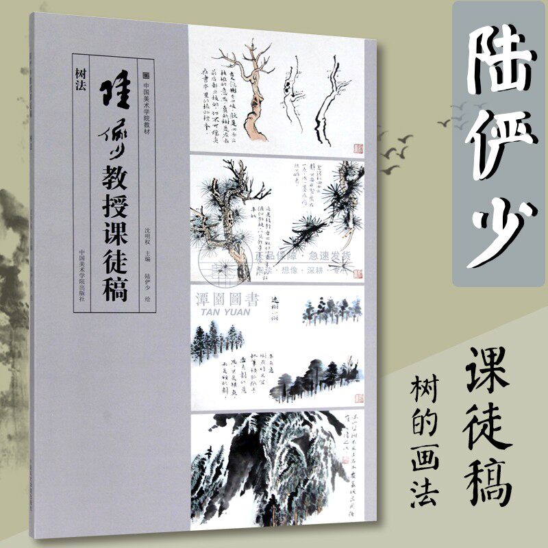 大师陆俨少亲授石云技法中国美术学院出版社手绘速写表现技法基础教程