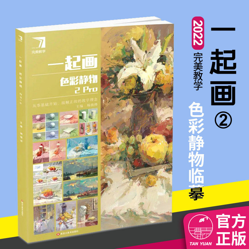 一起画色彩静物2por杨慎修2022完美教学水粉画教程绘画技法临摹教程