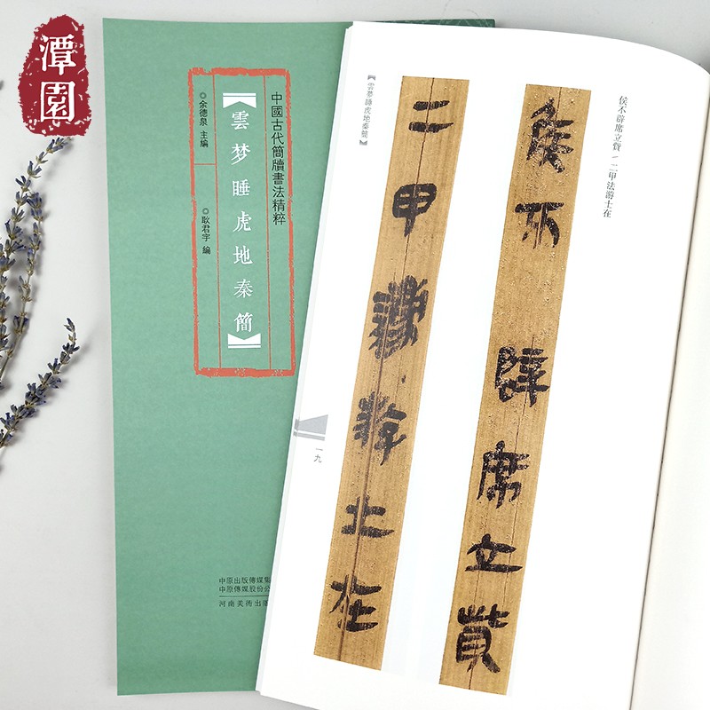 云梦睡虎地秦简中国古代简牍书法精粹古代民间书法练字帖精选放大本
