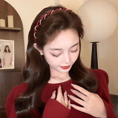 细软塌？高颅顶波浪发箍来解决