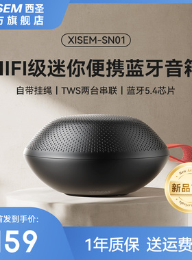 西圣SN01无线蓝牙音箱小型便携HIFI高清音质户外重低音炮家用音响