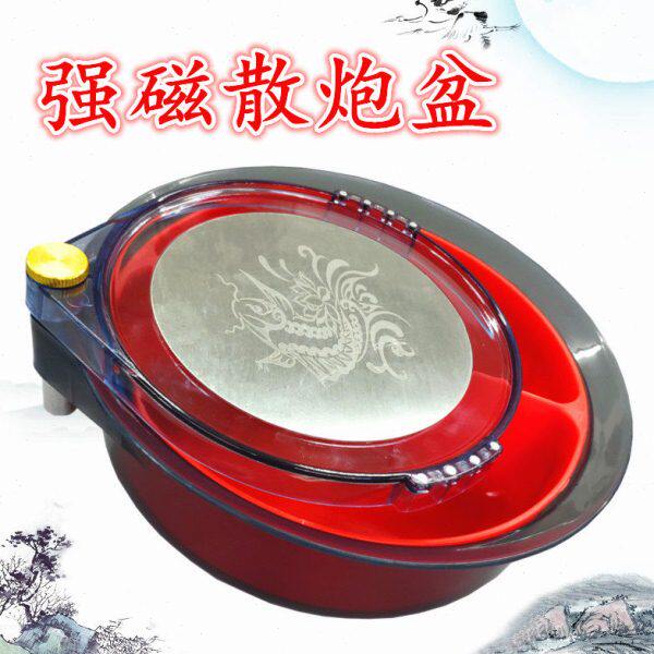 调磁盆饵料通用饵料盆强磁全竞技散炮拉丝盆盘三合一拉饵盘大号