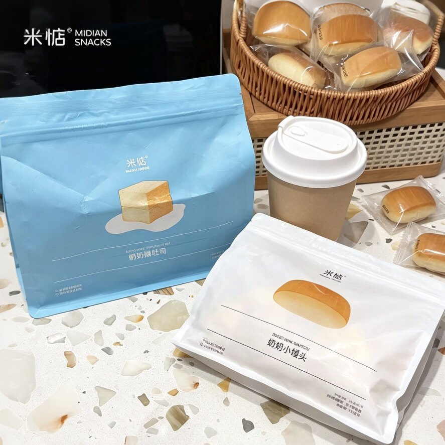 【现做现发】米惦奶奶嫩吐司/奶奶小馒头奶香糕吐司组合装图片