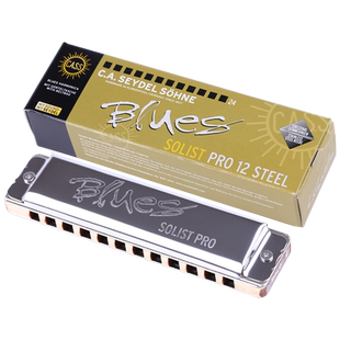 德国进口Seydel全音阶12孔单音口琴SOLIST PRO 12 SOLO