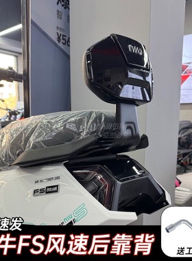 适用小牛FS电动车后靠垫fs/fxt风速版靠背加厚靠垫后靠背改装配件