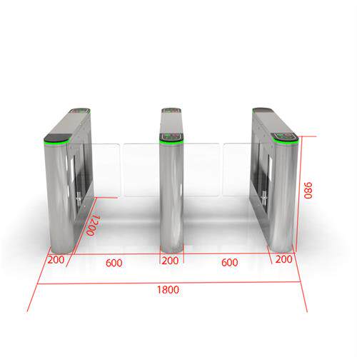 人脸识别大厦闸机写字楼速通门智能摆闸人行通道闸摆闸豪华访客机