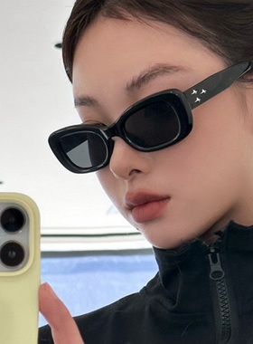 黑色圆脸墨镜太阳镜显瘦欧美