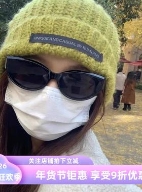 大媛墨镜sunny嘻哈复古酷街黑框