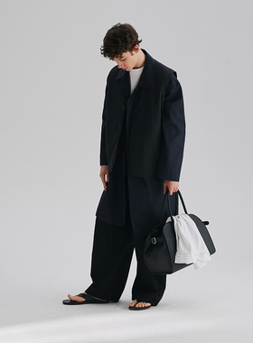 Freew泷定大阪/STYLEM帝人专利纱线蓑枝防泼溅轻薄羽绒马甲背心