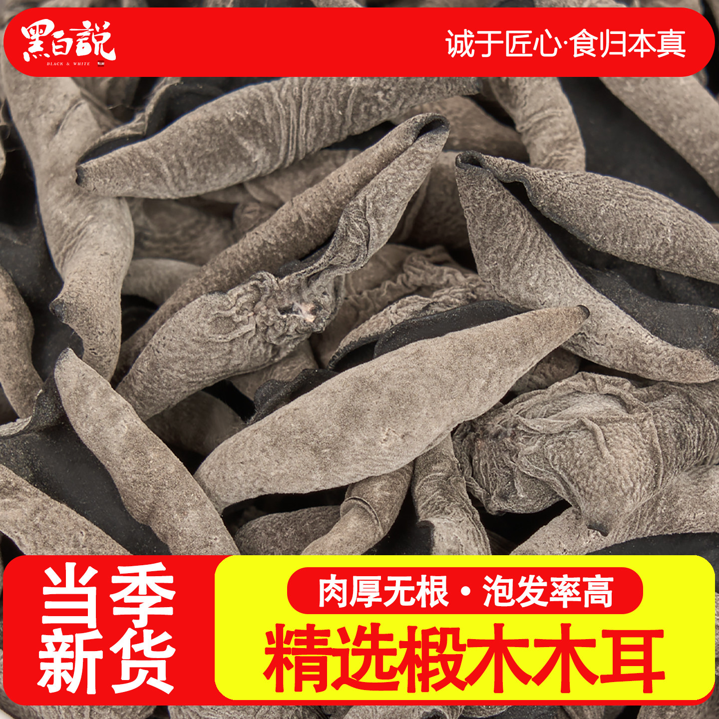 秋耳小黑木耳四川特产椴木小碗耳无硫精选优质干货木耳耳子秋木耳