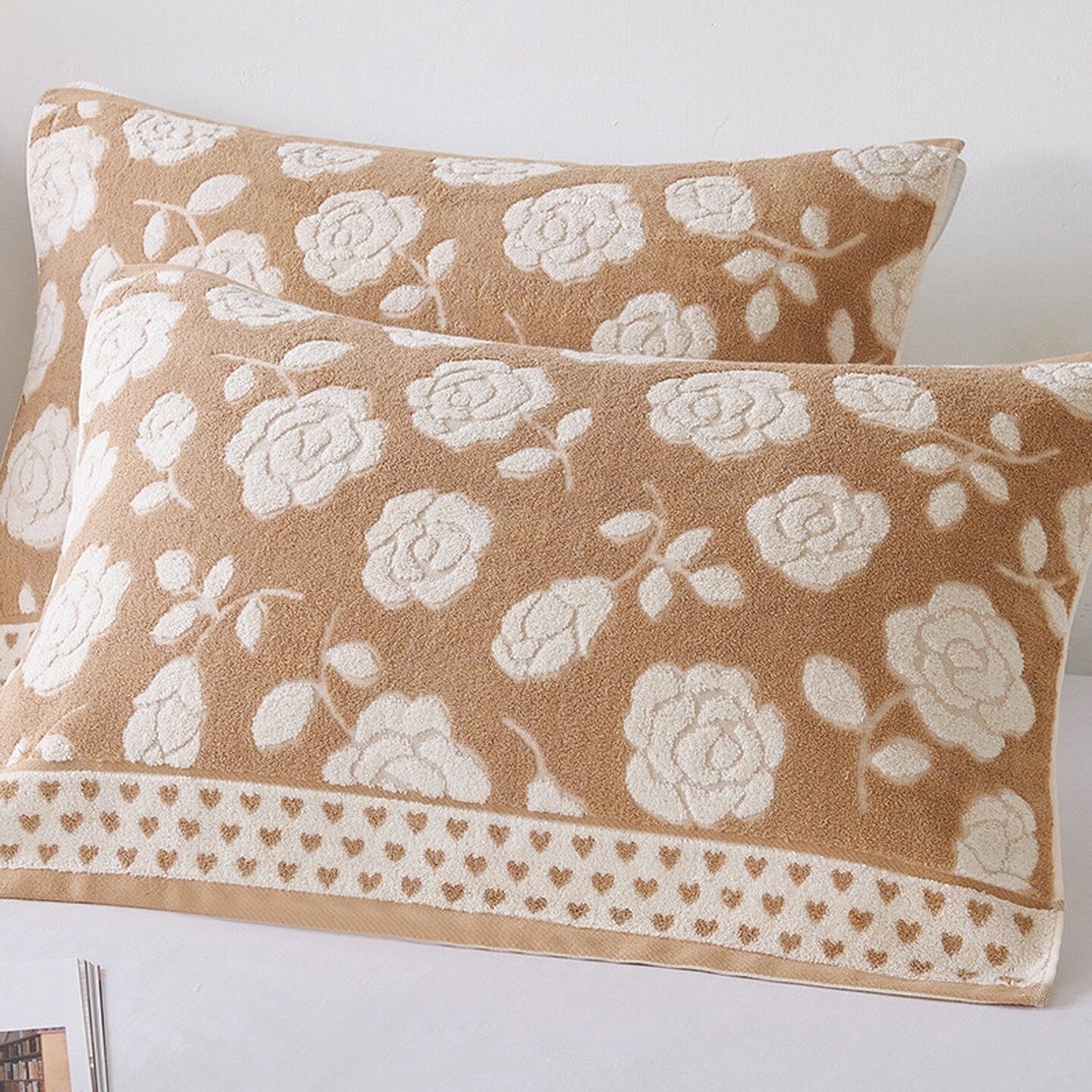 老式经典枕头毛巾棉枕巾加厚成人吸汗柔软四季一对纯棉毛圈不掉毛