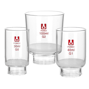 【荣力普工厂】玻璃砂芯坩埚垂熔坩埚实验室坩埚式过滤器30ml/40ml/50ml/60ml/G0/G1/G2/G3/G4/G5/G6砂芯漏斗