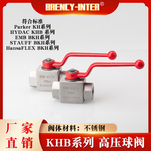 厂家直销KHB 德标 不锈钢耐腐蚀高温高压球