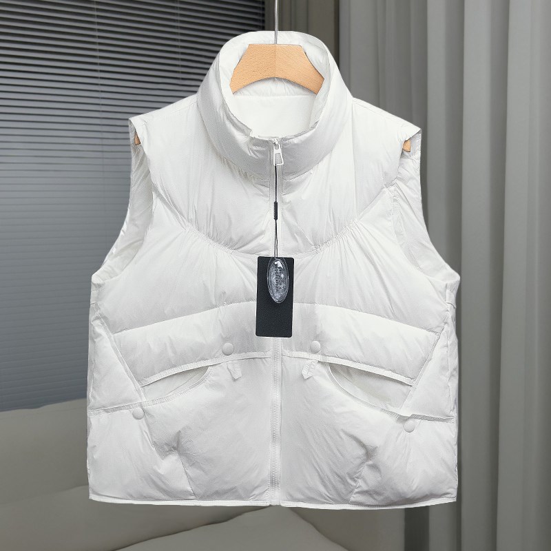 韩版羽绒马甲女2k024冬新款爆A款宽松时尚洋气显瘦坎肩背心保暖外