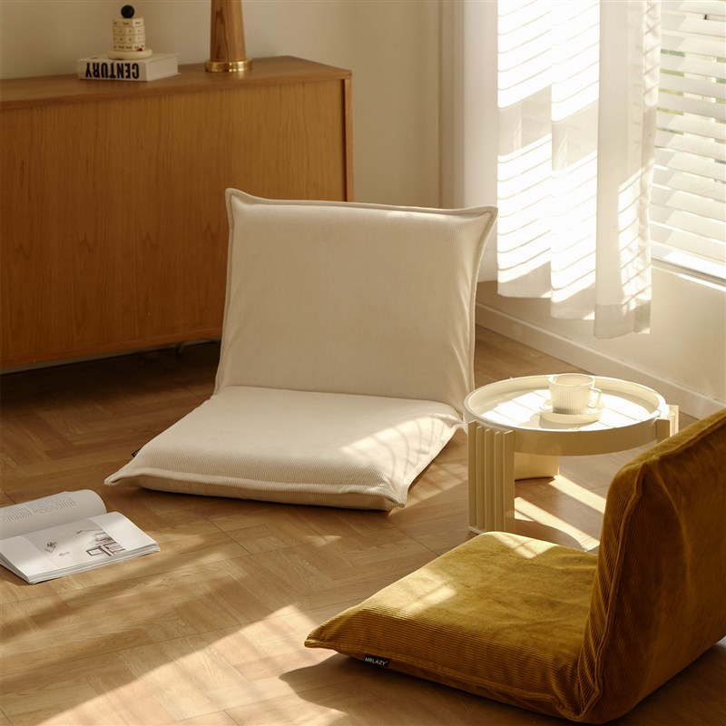 折叠懒人b沙发单人小户型日式榻榻米座椅子床上靠背飘窗坐垫