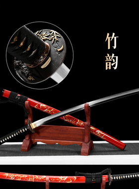 龙泉刀剑武士刃一体锻打日式指挥刀唐横刀日本冷兵器未开刃