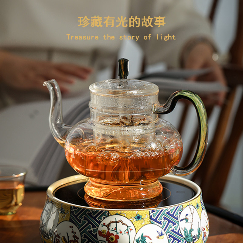 禾器凤尾宫灯壶富蕴壶家用煮茶壶图片