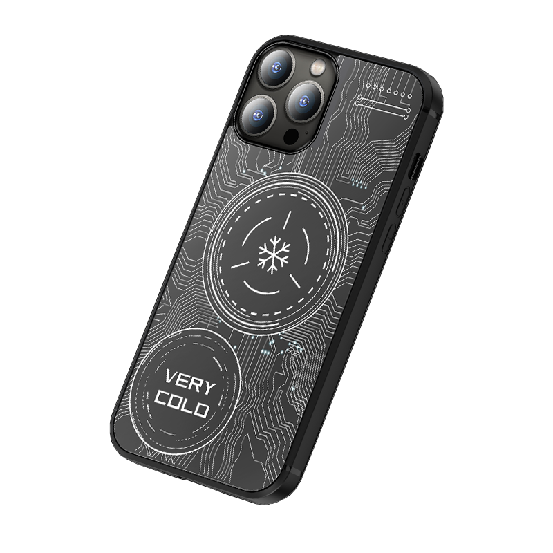 适用苹果14手机壳13pro散热新款磁吸降温iphone12promax保护套11超薄透气magsafe电竞吃鸡高级感夏