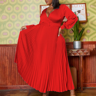 women gown dresses dinner party ladies skirt百褶礼服裙连衣裙