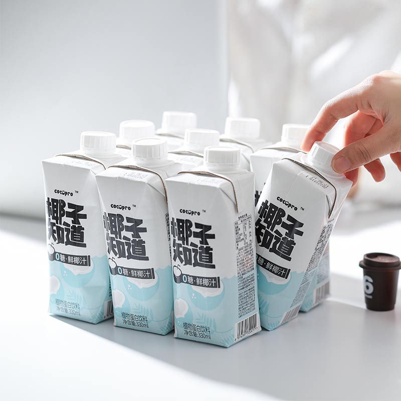 椰子知道0蔗糖植物蛋白鲜椰汁