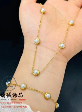 欧美风简约百搭女饰品套装