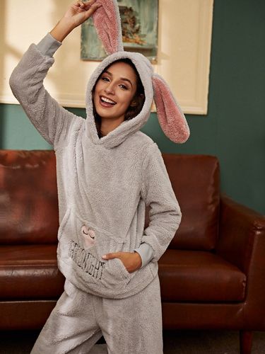 欧美法兰绒珊瑚绒家居服暖暖套装睡衣女 winter+pajamas women