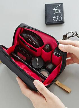 mini makeup bag female small portable hand-held makeup