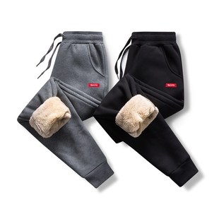 Fleece Sweat 4xl Warm Pants Winter Jogger Men sport Trousers